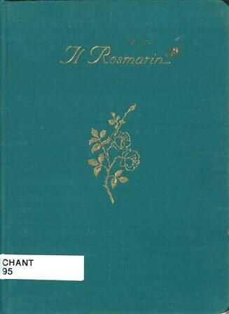 Il Rosmarin - cudischet de canzuns