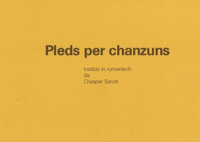 Pleds per chanzuns