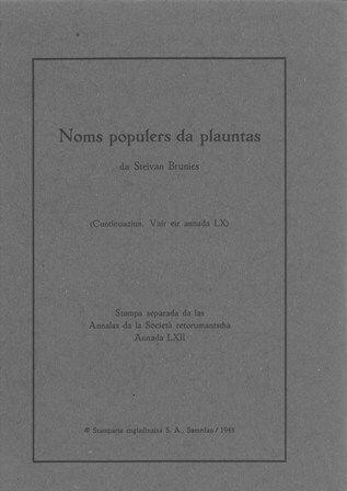 Noms populers da plauntas