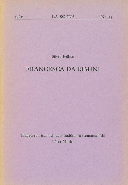 LA SCENA 35 / FRANCESCA DA RIMINI