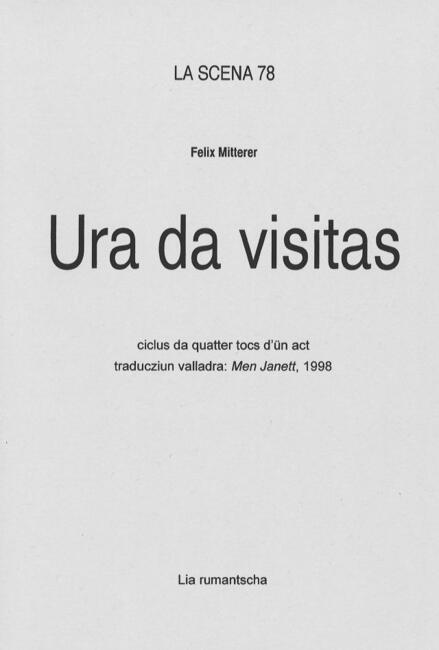 LA SCENA 78 / URA DA VISITAS