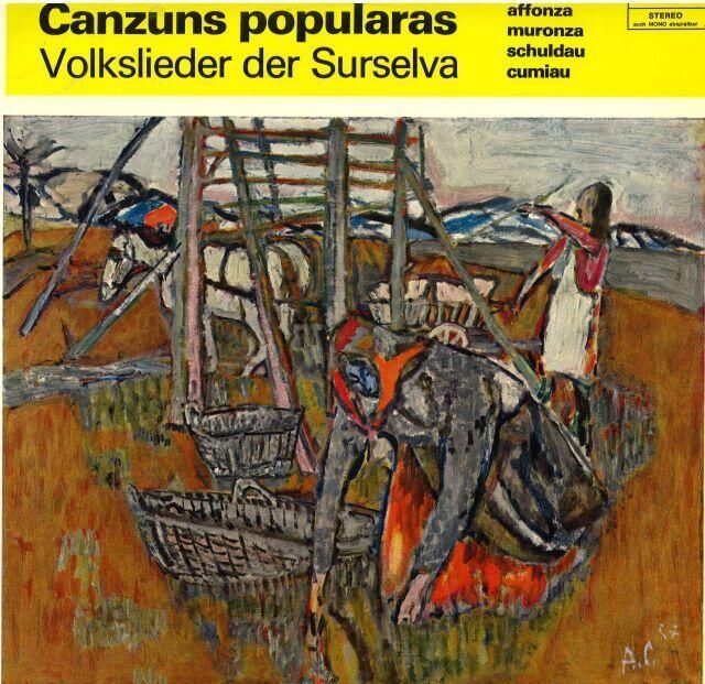 Canzuns popularas / Volkslieder der Surselva, platta da vinil (LP)