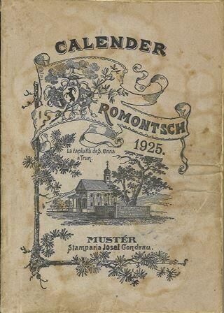 Calender Romontsch / 1925